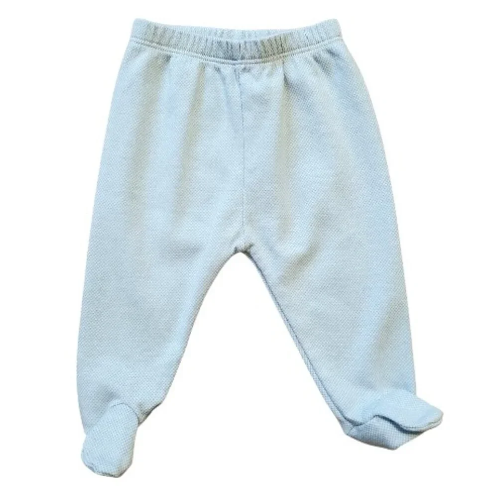Kissy Kissy White and Light Blue Baby Matching Set